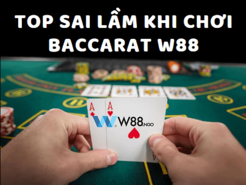 Sai lầm khi chơi Baccarat