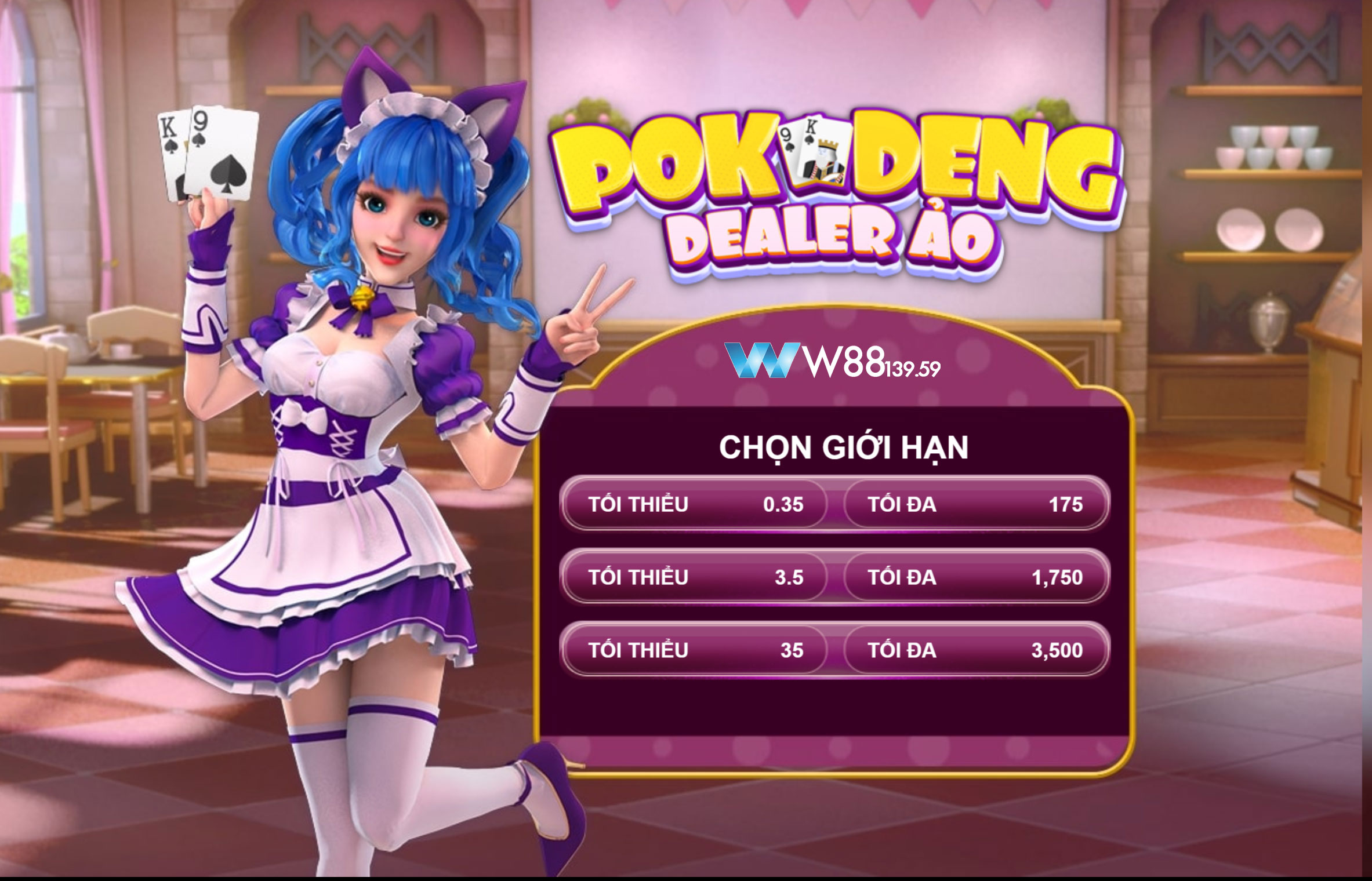 Tìm hiểu Pok Deng Dealer Ảo W88