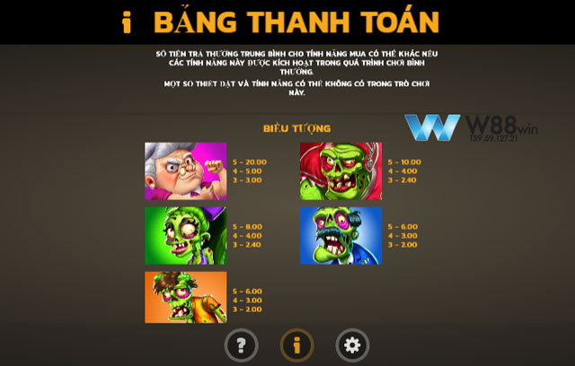 Các biểu tượng thanh toán trong game