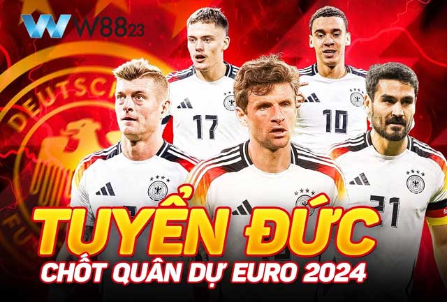 Danh sách đội tuyển Đức tham dự Euro 2024